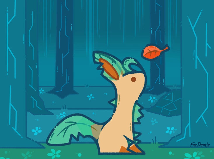 Leafeon Fanart